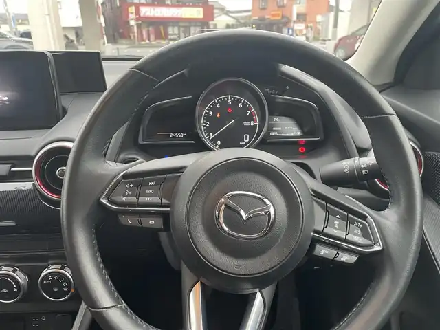 マツダ マツダ２ 15S ブラックトーンED 茨城県 2021(令3)年 2.5万km 黒 純正ナビ（FM.AM.BT.TV）/６F/プッシュスタート/クルーズコントロール/ステアリングリモコン/コーナーセンサー/フロアマット/ワンオーナー