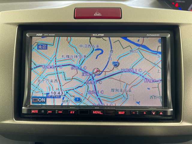 ホンダ フリード スパイク G ジャストセレクション 道央・札幌 2010(平22)年 13.3万km プレミアムブラキッシュパール ・社外ナビ　フルセグ/BT/CD/DVD/AUX/・バックカメラ/・両側パワースライドドア/・社外ドライブレコーダー/・オートライト/・ウォークスルー/・ETC/・ABS