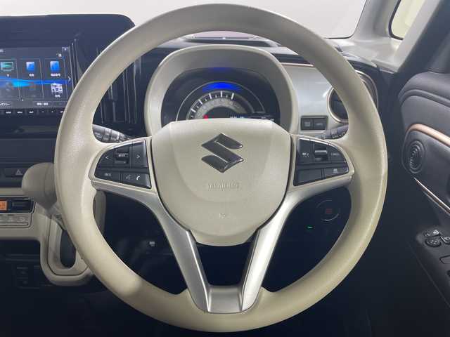 スズキ ワゴンＲ スマイル HYBRID X 神奈川県 2022(令4)年 3.4万km シフォンアイボリーメタリック 社外8インチメモリナビ【CN-HZ885】/Bluetooth・CD・DVD・SD・USB・フルセグTV/両側パワースライドドア/全周囲カメラ/ヘッドアップディスプレイ/クルーズコントロール/運転席シートヒーター/コーナーセンサー/純正ラバーマット/純正LEDヘッドライト/オートライト/レーンキープアシスト/横滑り防止装置/衝突被害軽減システム/保証書/取扱説明書