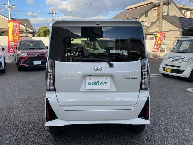 ダイハツ タント カスタム X 大分県 2022(令4)年 1.5万km シャイニングホワイトパール 社外メモリナビ CN-HA02WD/【フルセグ/DVD/BTオーディオ】/バックカメラ/両側パワースライドドア/ブラックハーフレザー調シート/純正14インチアルミホイール/スマートアシスト/クリアランスソナー/充電用USBソケット/電動パーキングブレーキ/前席シートヒーター/ETC/LEDヘッドライト/LEDフォグランプ/オートライト/ウインカーミラー/ステアリングリモコン/チルトステアリング/エンジンプッシュスタート/横滑り防止装置/アイドリングストップ/運転席シートリフター/リアプライバシーガラス/ドアバイザー/フロアマット/オートリトラミラー/カーテン＆サイド＆Wエアバッグ/ABS/スマートキー×2/保証書/車両取説