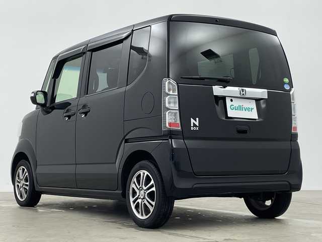 ホンダ Ｎ ＢＯＸ G Lパッケージ 鹿児島県 2014(平26)年 6.7万km スマートブラック ワンオーナー/社外メモリナビ/（AM/FM/CD/DVD/Bluetooth/ワンセグ）/片側パワースライドドア/前後ドライブレコーダー/ETC/スマートキー/ステアリングリモコン/横滑り防止装置/オートエアコン/純正フロアマット/純正AW14インチ