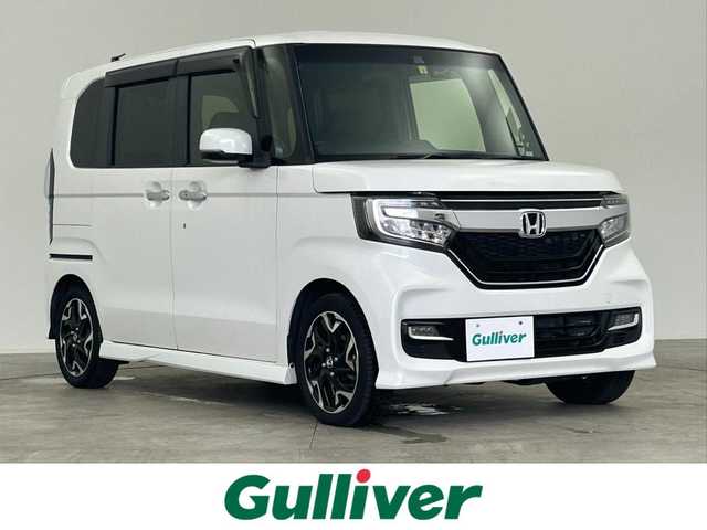 ホンダ Ｎ ＢＯＸ カスタム G L ターボ ホンダセンシング 千葉県 2018(平30)年 4万km プラチナホワイトパール ホンダセンシング/・衝突軽減ブレーキ/・レーンキープアシスト/・誤発進抑制機能/・オートハイビーム/社外8インチナビ/CD DVD BT フルセグTV/バックカメラ/両側パワースライドドア/レーダークルーズコントロール/パドルシフト/ハーフレザーシート/LEDオートライト/スマートキー/純正15インチアルミホイール/ETC