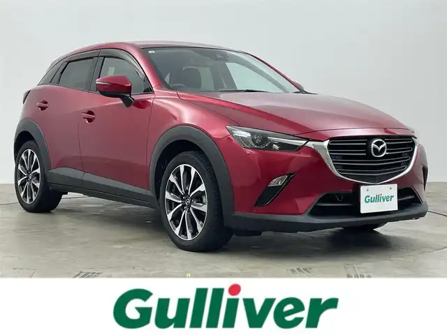 マツダ ＣＸ－３ XD 岡山県 2019(令1)年 3.7万km ソウルレッドクリスタルM 純正SDナビ/Bluetooth/衝突軽減ブレーキ/LEDヘッドライト/バックカメラ/コーナーセンサー/レーンキープアシスト/オートハイビーム/プッシュスタート/スマートキー×2/アイドリングストップ/純正18インチアルミホイール/オートライト/純正フロアマット