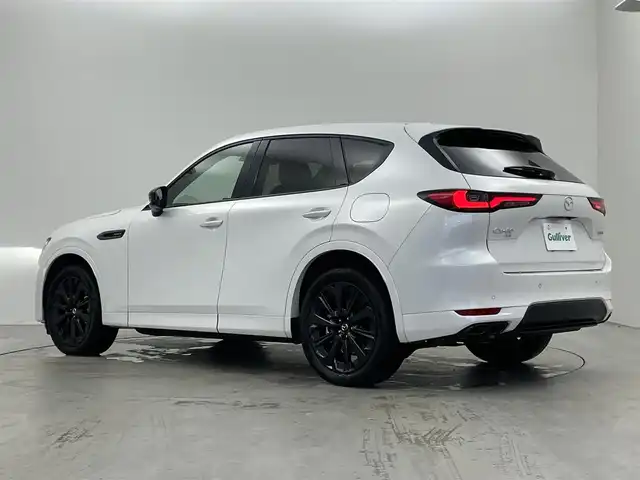 マツダ ＣＸ－６０ ＰＨＥＶ プレミアムスポーツ 埼玉県 2022(令4)年 0.9万km ロジウムホワイトプレミアムメタリック 360度ビューモニター 茶レザーシート BOSEサウンド サンルーフ BSM ステアリングヒーター パワーバックドア LEDヘッドライト ETC AC100V ベンチレーション シートヒーター