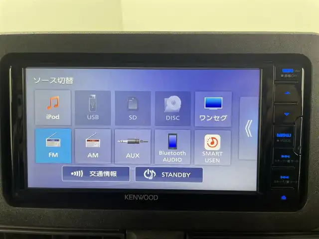ダイハツ ムーヴ キャンバス セオリー X 群馬県 2023(令5)年 0.9万km レーザーブルークリスタルシャイン 衝突軽減　社外７型ナビ　両側パワースライドドア　ＬＥＤオートヘッドライト　前後コーナーセンサー　ＡＢＳ　横滑り防止装置　ＥＴＣ　アイドリングストップ　スマートキー　プッシュスタート　禁煙車