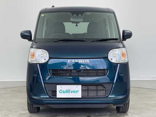 ダイハツ ムーヴ キャンバス セオリー X 新潟県 2023(令5)年 0.9万km レーザーブルークリスタルシャイン 衝突軽減/ケンウッド７型ナビ/(MDV-D310W)/(CD.DVD.フルセグ.Bluetooth)/両側パワースライドドア/ＬＥＤオートヘッドライト/前後コーナーセンサー/横滑り防止装置/ＥＴＣ/アイドリングストップ/スマートキー/プッシュスタート/禁煙車