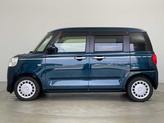 ダイハツ ムーヴ キャンバス セオリー X 新潟県 2023(令5)年 0.9万km レーザーブルークリスタルシャイン 衝突軽減/ケンウッド７型ナビ/(MDV-D310W)/(CD.DVD.フルセグ.Bluetooth)/両側パワースライドドア/ＬＥＤオートヘッドライト/前後コーナーセンサー/横滑り防止装置/ＥＴＣ/アイドリングストップ/スマートキー/プッシュスタート/禁煙車