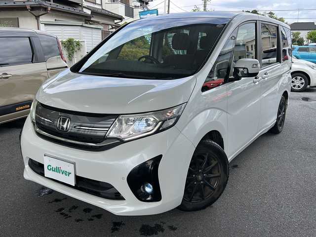 ホンダ ステップワゴン G ホンダセンシング 埼玉県 2018(平30)年 4.7万km プラチナホワイトパール 福祉車両/ナビ装着用スペシャルパッケージ＋ETC車載器(ナビゲーション連動)/Honda SENSING/クルーズコントロール/1列目シート用i-サイドエアバッグシステム＋サイドカーテンエアバッグシステム(1-3列目シート対応)/リア左側パワースライドドア＋スライドドア・イージークローザー（リア両側）/リア右側パワースライドドア/コンフォートビューパッケージ/IRカット(遮熱)＋スーパーUVカットフロントドアガラス/プラズマクラスター機能/トリプルゾーンコントロール・フルオートエアコンディショナー/LEDヘッドライト(オートレベリング/オートライトコントロール機構付)