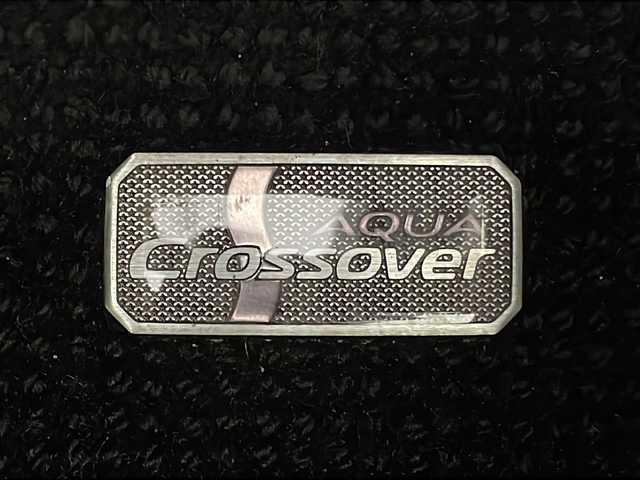 トヨタ アクア クロスオーバー グラム 宮城県 2018(平30)年 5.4万km ブラックマイカ ハーフレザーシート/トヨタセーフティセンス/・プリクラッシュセーフティ/・レーンディパチャーアラート/・オートハイビーム/・クリアランスソナー（前後）/純正9型ナビ/ナビロックの為確認不可/バックカメラ/LEDヘッドライト/LEDフォグライト/純正ドライブレコーダー（フロント）/ビルドインETC/革巻きステアリング/ステアリングスイッチ/プッシュスタート/スマートキー/純正フロアマット/純正16インチアルミホイール/ドアバイザー/横滑り防止装置