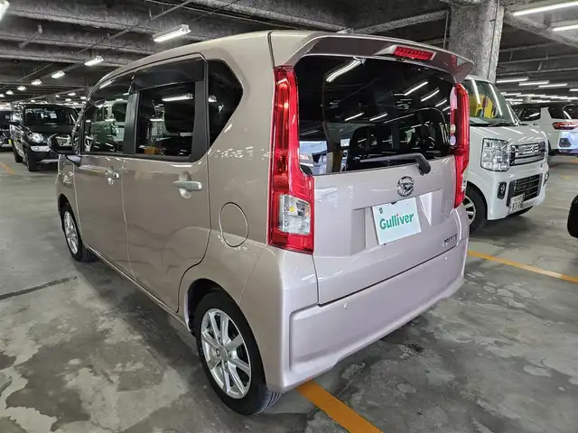 ダイハツ ムーヴ X リミテッドⅡ SAⅢ 福岡県 2021(令3)年 4万km ライトローズマイカメタリック 純正ナビ/フルセグTV/バックカメラ/ビルトインETC/ドライブレコーダー/スマートアシスト3/・衝突被害軽減ブレーキ/・車線逸脱警報/・前後誤発進抑制/・オートハイビーム/LEDヘッドランプ/革巻きステアリング/ステアリングスイッチ/運転席シートヒーター/純正14インチアルミホイール/スマートキー/プッシュエンジンスタート/禁煙車