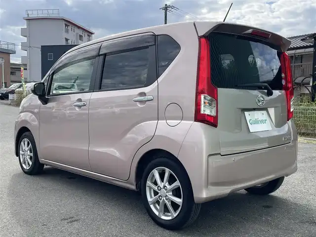 ダイハツ ムーヴ X リミテッドⅡ SAⅢ 福岡県 2021(令3)年 4万km ライトローズマイカメタリック 純正ナビ/フルセグTV/バックカメラ/ビルトインETC/ドライブレコーダー/スマートアシスト3/・衝突被害軽減ブレーキ/・車線逸脱警報/・前後誤発進抑制/・オートハイビーム/LEDヘッドランプ/革巻きステアリング/ステアリングスイッチ/運転席シートヒーター/純正14インチアルミホイール/スマートキー/プッシュエンジンスタート/禁煙車