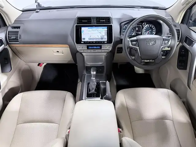 トヨタ ランドクルーザー プラド TX Lパッケージ 大阪府 2022(令4)年 2.6万km ブラック サンルーフ ベージュ本革シート 9incナビTV バックカメラ パワーシート/ヒーター/エアコン レーダークルコン 衝突軽減ブレーキ レーンアシスト オートハイビーム ダウンヒルアシスト 前後ドライブレコーダー ETC