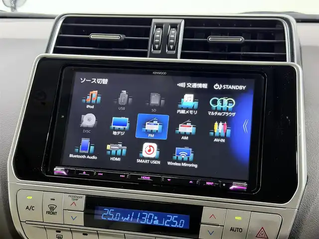 トヨタ ランドクルーザー プラド TX Lパッケージ 大阪府 2022(令4)年 2.6万km ブラック サンルーフ ベージュ本革シート 9incナビTV バックカメラ パワーシート/ヒーター/エアコン レーダークルコン 衝突軽減ブレーキ レーンアシスト オートハイビーム ダウンヒルアシスト 前後ドライブレコーダー ETC