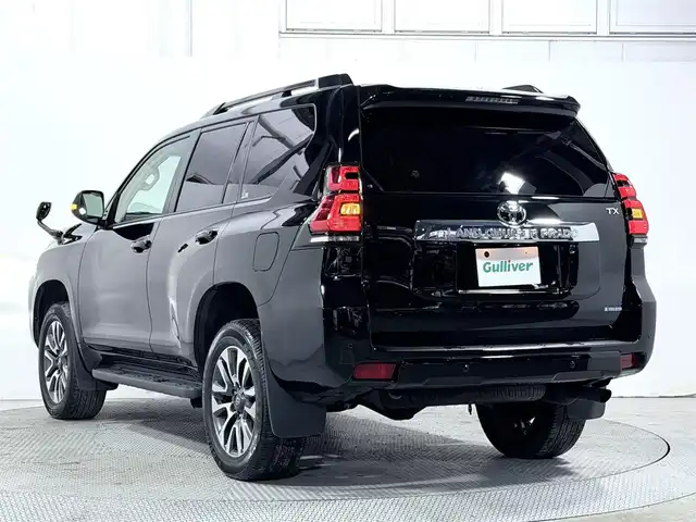 トヨタ ランドクルーザー プラド TX Lパッケージ 大阪府 2022(令4)年 2.6万km ブラック サンルーフ ベージュ本革シート 9incナビTV バックカメラ パワーシート/ヒーター/エアコン レーダークルコン 衝突軽減ブレーキ レーンアシスト オートハイビーム ダウンヒルアシスト 前後ドライブレコーダー ETC