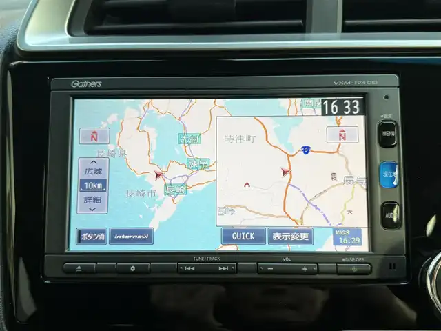 ホンダ フィット 13G Lパッケージ 長崎県 2016(平28)年 4.8万km アラバスターシルバーメタリック 純正SDナビ(FM/AM/BT/ワンセグTV)/プッシュスタート/クルーズコントロール/ETC/バックカメラ/純正フロアマット/社外14インチアルミホイール/オートライト/ABS/TCS/VSA/イモビライザー/スマートキー