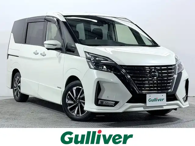 日産 セレナ ハイウェイスター V 大阪府 2021(令3)年 3.7万km ブリリアントホワイトパール ProPILOT 純正10incナビTV 360カメラ フリップダウンモニター デジタルインナーミラー レーダークルコン 衝突軽減ブレーキ レーンアシスト BSM 両側パワースライドドア リアオートエアコン ドライブレコーダー