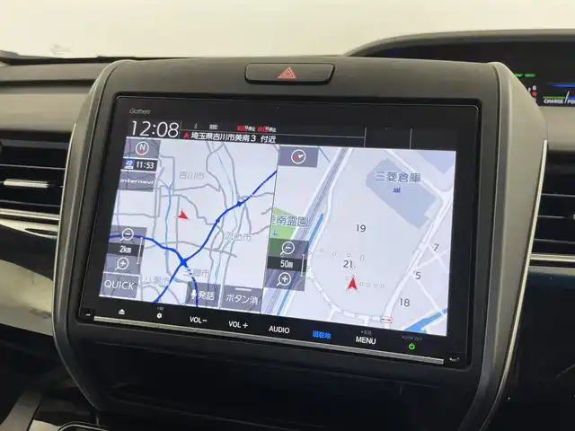 ホンダ フリード ハイブリット モデューロX ホンダセンシング 埼玉県 2021(令3)年 5万km プラチナホワイトパール 純正９インチナビ　バックカメラ　ビルトインＥＴＣ　前後ドライブレコーダー　ホンダセンシング　アダプティブクルーズコントロール　社外アルミホイール　スマートキー　オートライト　ＬＥＤヘッドライト　地デジ