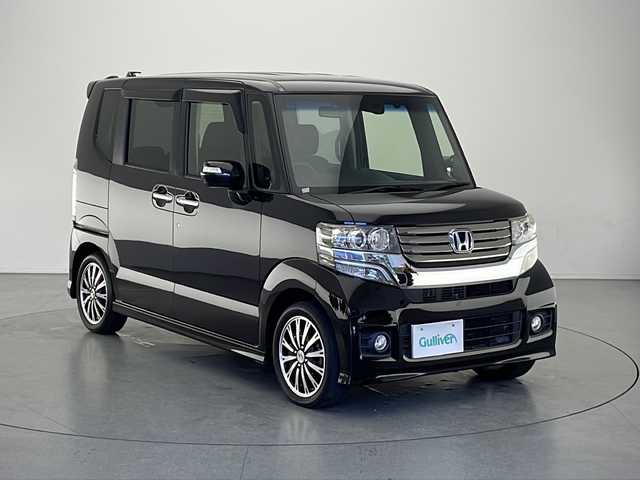 ホンダ Ｎ ＢＯＸ カスタム G ターボSSパッケージ 長野県 2015(平27)年 5.5万km プレミアムゴールドパープルパール 社外ナビ/Bluetooth/バックカメラ/TV/パドルシフト/ETC/クルーズコントロール（追従走行あり）/横滑り防止装置/盗難防止装置/アイドリングストップ/両側パワースライドドア/電格ミラー/純正フロアマット/純正15インチアルミ夏タイヤ/フォグランプ/オートライト/シガーライター/エンジンスタートボタン/ドアバイザー/スマートキー/スペアキー2本
