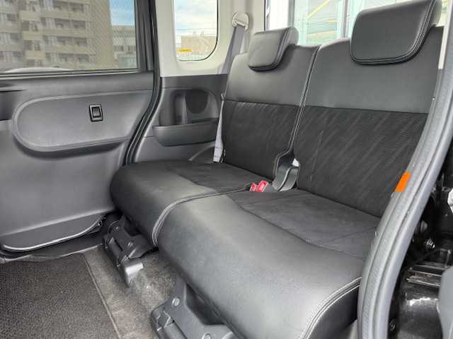 ダイハツ タント カスタム X トップED SA Ⅲ 熊本県 2018(平30)年 5.8万km ブラックマイカメタリック 純正メモリナビ（NMZK-W68D）/FM・AM・DVD・CD・フルセグTV/Bluetooth Audio/バックカメラ/衝突被害軽減ブレーキ/片側パワースライドドア/アイドリングストップ/ハーフレザーシート/D席シートヒーター/コーナーセンサー/プッシュスタート/スマートキー/スペアキー/ドアバイザー/ETC