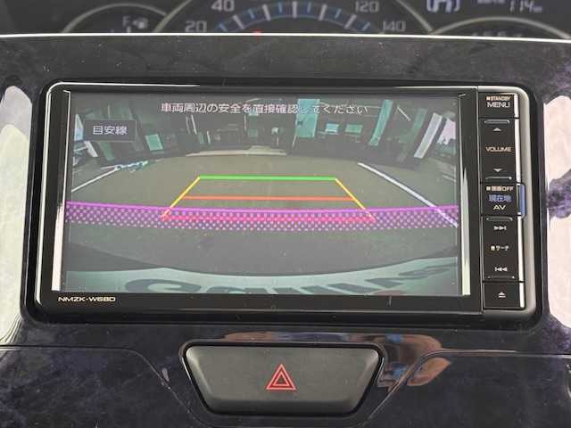 ダイハツ タント カスタム X トップED SA Ⅲ 長野県 2018(平30)年 5.8万km ブラックマイカメタリック 純正メモリナビ（NMZK-W68D）/FM・AM・DVD・CD・フルセグTV/Bluetooth Audio/バックカメラ/衝突被害軽減ブレーキ/片側パワースライドドア/アイドリングストップ/ハーフレザーシート/D席シートヒーター/コーナーセンサー/プッシュスタート/スマートキー/スペアキー/ドアバイザー/ETC