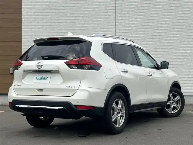 日産 エクストレイル 20Xi 秋田県 2020(令2)年 6.6万km ブリリアントホワイトパール 純正ナビ/衝突軽減システム/４WD/フルセグ/社外アルミ/スマートキー/LEDヘッドライト/全方位カメラ/アラウンドビューモニター/全席シートヒーター/電動リアゲート/ドライブレコーダー/コーナーセンサー/アイドリングストップ/パーキングアシスト/ダウンヒルアシストコントロール/ステアリングスイッチ/クルーズコントロール/ETC/ルーフレール/純正フロアマット/オートエアコン/オートライト/レベライザー/電動格納ウィンカーミラー