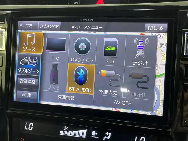 トヨタ ハリアー プレミアム 熊本県 2017(平29)年 8.8万km ホワイトパールクリスタルシャイン 禁煙車/アルパイン９型ナビEX9Z（CD・DVD・フルセグ・BT・HDMIケーブル）/バックカメラ/ビルトインETC/クルーズコントロール/パワーバックドア/運転席パワーシート/レーンキープアシスト/横滑り防止/アイドリングストップ/ハーフレザーシート/純正フロアマット/純正１８インチAW/オートライト/オートマチックハイビーム/LEDヘッドライト/スマートキー/プッシュスタート