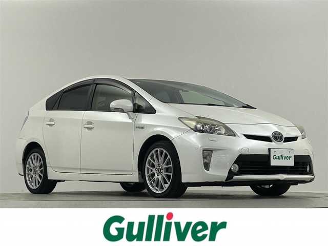トヨタ プリウス G ツーリングセレ レザーパック 埼玉県 2012(平24)年 4.3万km ホワイトパールクリスタルシャイン 純正ナビ　CD DVD BT　バックカメラ　ETC2.0　ドラレコ　レーダークルーズ　LEDオートライト　レザーシート　シートヒーター　JBLサウンド　HUD　パワーシート　コーナーセンサー BBSアルミ　