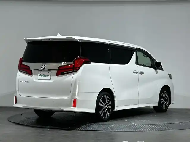 トヨタ アルファード S Cパッケージ 愛媛県 2022(令4)年 2.2万km ホワイトパールクリスタルシャイン ワンオーナー　サンルーフ　純正8型ディスプレイオーディオ　CD DVD Bluetooth　フルセグ　AppleCarPlay　Androidauto USB　純正フリップダウンモニター　バックカメラ　両側パワースライドドア　レーダークルーズコントロール　パワーバックドア　3眼LEDヘッドライト　シートヒーター　ベンチレーション