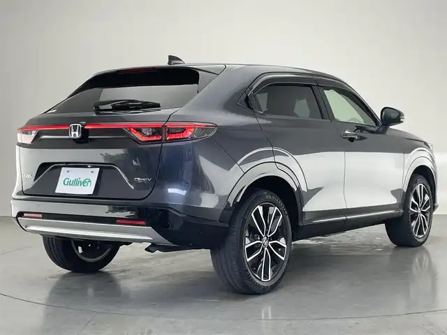 ホンダ ヴェゼル ハイブリッド e:HEV Z 愛知県 2021(令3)年 2.6万km メテオロイドグレーメタリック 純正９型ＤＡナビ　フルセグＴＶ　Ｂｌｕｅｔｏｏｔｈ　ＵＳＢ　全方位カメラ　ホンダセンシング　レーダークルコン　衝突軽減　ＬＥＤヘッドライト　ＢＳＭ　ＥＴＣ２．０　ワイヤレス充電　シートヒーター　禁煙車