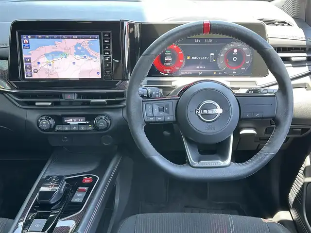 日産 オーラ ニスモ 島根県 2022(令4)年 1.3万km ピュアホワイトパール / スーパーブラック 2トーン 純正ナビ/AM/FM/USB/BT/HDMI/フルセグTV/NISMOエアロ装着車/NISMO仕様ステアリング/NISMO仕様シート/ドライブレコーダー/衝突軽減ブレーキ/車線逸脱防止警報/LEDヘッドライト/全方位カメラ/デジタルインナーミラー/ETC/オートブレーキホールド/純正フロアマット
