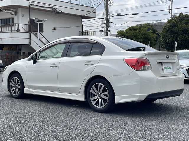 スバル インプレッサ Ｇ４ 1．6i－S 東京都 2015(平27)年 1.8万km クリスタルホワイトP ワンオーナー/メモリナビ/バックカメラ/フルセグテレビ/ETC/プッシュスタート/エアロパーツ/HID/ドアバイザー