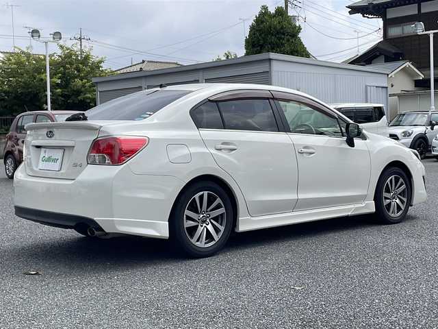 スバル インプレッサ Ｇ４ 1．6i－S 東京都 2015(平27)年 1.8万km クリスタルホワイトP ワンオーナー/メモリナビ/バックカメラ/フルセグテレビ/ETC/プッシュスタート/エアロパーツ/HID/ドアバイザー