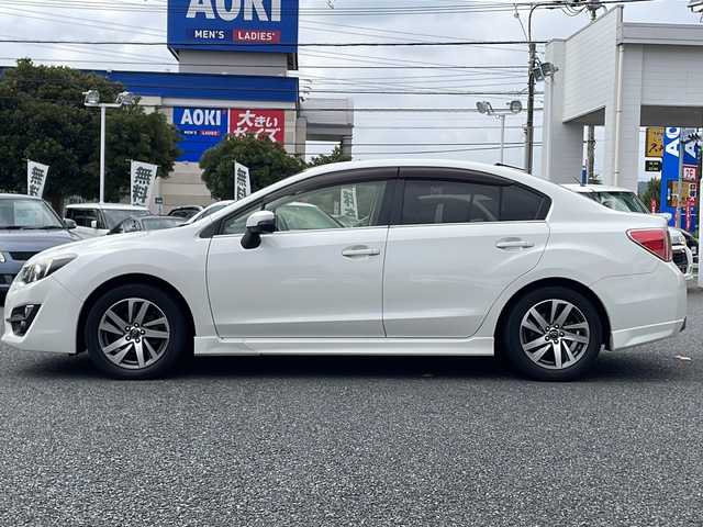 スバル インプレッサ Ｇ４ 1．6i－S 東京都 2015(平27)年 1.8万km クリスタルホワイトP ワンオーナー/メモリナビ/バックカメラ/フルセグテレビ/ETC/プッシュスタート/エアロパーツ/HID/ドアバイザー