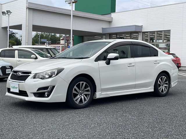 スバル インプレッサ Ｇ４ 1．6i－S 東京都 2015(平27)年 1.8万km クリスタルホワイトP ワンオーナー/メモリナビ/バックカメラ/フルセグテレビ/ETC/プッシュスタート/エアロパーツ/HID/ドアバイザー