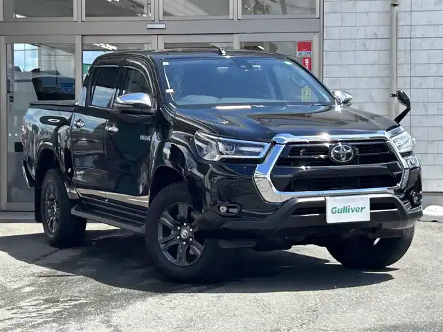 トヨタ ハイラックス Z 岩手県 2022(令4)年 3.6万km アティチュードブラックマイカ 衝突軽減装置/社外ナビ /バックカメラ/トノカバー /フルセグTV /ドアバイザー /フロアマット /スマートキー /LEDヘッドライト　/トヨタデカール/保証書　取説　記録簿