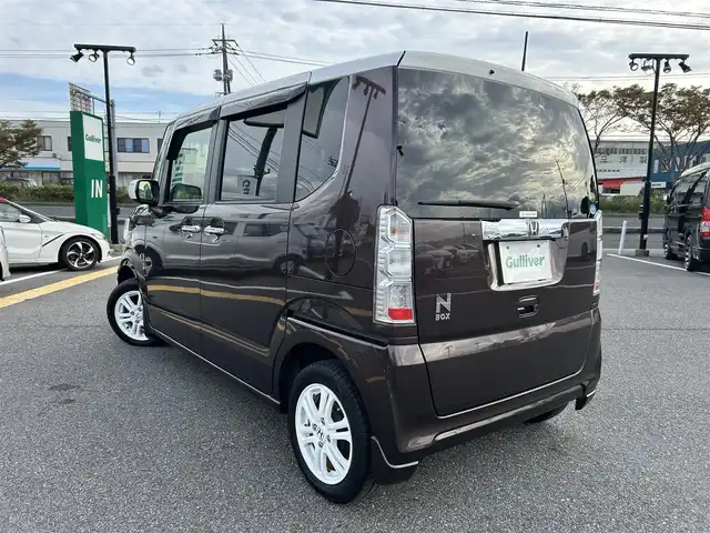 ホンダ Ｎ ＢＯＸ 2トーン G Lパッケージ 鳥取県 2016(平28)年 3.2万km プレミアムディープモカパール ツートンカラー/ホワイトルーフ/純正ナビ/フルセグ/DVD/CD/BT/バックカメラ/ビルトインETC/片側パワースライドドア/純正14インチアルミホイル/プッシュエンジンスタート/純正フォグライト/アイドリングストップ/ウィンカーミラー/電動格納ミラー/フロアマット/ドアバイザー/スペアキー