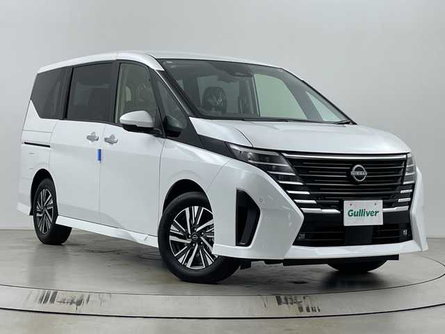 日産 セレナ e－パワー ハイウェイスター V 埼玉県 2025(令7)年 0.1千km プリズムホワイト 登録済未使用車/純正フリップダウンモニター/純正ナビ/(Bluetooth/HDMI/USB/AM/FM)/地デジフルセグ/全方位カメラ/ETC2.0/プロパイロット/車線逸脱警報/ブラインドスポットモニター/先行車発進お知らせ機能/ドライバーモニター/ハンドル支援/ドライブモードセレクト/ワイヤレス充電/デジタルインナーミラー/e Pedal/電子パーキングシステム/オートブレーキホールド/プッシュスタート/ステアリングリモコン/純正16インチアルミホイール