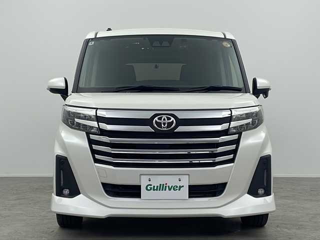 トヨタ ルーミー カスタムG－T 大阪府 2022(令4)年 2万km パールホワイトⅢ 純正SDナビ/【AM/FM/BT/フルセグTV/CD/USB】/両側パワースライド/全車速追従機能付きアダプティブクルーズコントロール/ビルトインETC/アルミホイール純正/衝突回避支援/シートヒーター/バックカメラ/ドライブレコーダー/スマートキー/フロアマット【社外】/スペアキー1本/LEDヘッドライト