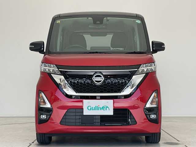 日産 ルークス ハイウェイスター X 愛知県 2020(令2)年 3.9万km 赤 純正9型ナビ　SDカードなし/全方位カメラ/両側パワースライドドア/バックカメラ/コーナーセンサー/純正アルミホイール/LEDヘッドライト/ドライブレコーダー/ステアリングスイッチ/スマートキー/プッシュスタート