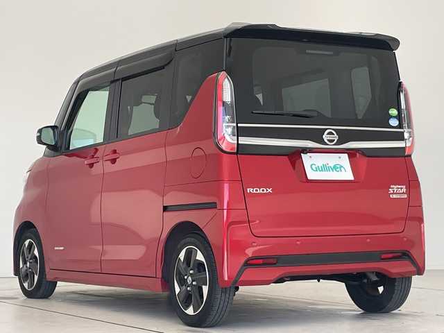 日産 ルークス ハイウェイスター X 愛知県 2020(令2)年 3.9万km 赤 純正9型ナビ　SDカードなし/全方位カメラ/両側パワースライドドア/バックカメラ/コーナーセンサー/純正アルミホイール/LEDヘッドライト/ドライブレコーダー/ステアリングスイッチ/スマートキー/プッシュスタート