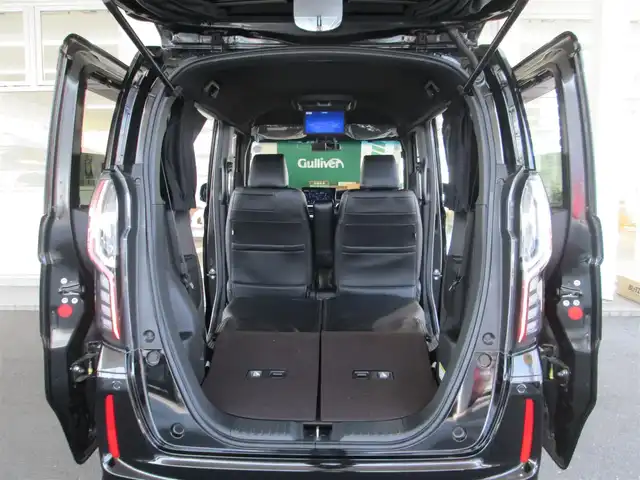 ホンダ Ｎ ＢＯＸ カスタム G L ターボ ホンダセンシング 千葉県 2020(令2)年 2.7万km クリスタルブラックパール 社外9インチナビ、フルセグ/バックカメラ/オーディオ【DVD/CD/BT/USB】/アルパイン９型フリップダウン/両側パワースライドドア/ホンダセンシング/LEDヘッドライト&LEDフォグ/純正15インチアルミホイール/BLITZ車高調（純正車載有り）/ギャルソン革調シートカバー/前席シートヒーター/オートライト/社外ツィーター/ビルトインETC/新車保証書/取扱説明書/スペアキー