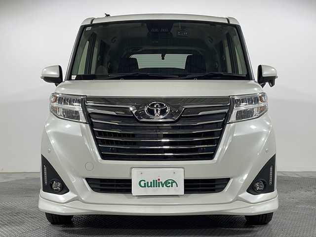 トヨタ ルーミー カスタムG 広島県 2019(令1)年 4.9万km パールホワイトⅢ 純正9型ナビ/・フルセグTV/・Bluetooth/・CD/DVD/両側電動スライドドア/セーフティセンス/・クルーズコントロール/・プリクラッシュセーフティ/・レーンキープアシスト/・オートマチックハイビーム/バックカメラ/シートヒーター/コーナーセンサー/LEDヘッドライト/ETC/ドラレコ