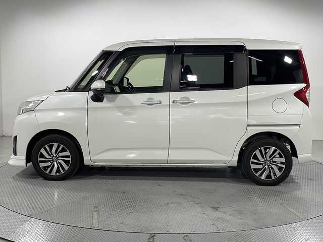 トヨタ ルーミー カスタムG 広島県 2019(令1)年 4.9万km パールホワイトⅢ 純正9型ナビ/・フルセグTV/・Bluetooth/・CD/DVD/両側電動スライドドア/セーフティセンス/・クルーズコントロール/・プリクラッシュセーフティ/・レーンキープアシスト/・オートマチックハイビーム/バックカメラ/シートヒーター/コーナーセンサー/LEDヘッドライト/ETC/ドラレコ