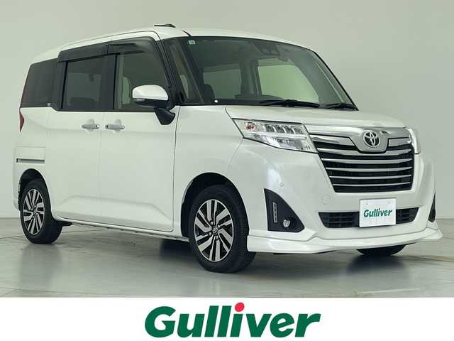 トヨタ ルーミー カスタムG 神奈川県 2019(令1)年 4.9万km パールホワイトⅢ 純正9型ナビ/・フルセグTV/・Bluetooth/・CD/DVD/両側電動スライドドア/セーフティセンス/・クルーズコントロール/・プリクラッシュセーフティ/・レーンキープアシスト/・オートマチックハイビーム/バックカメラ/シートヒーター/コーナーセンサー/LEDヘッドライト/ETC/ドライブレコーダー