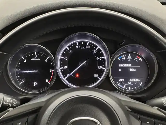 マツダ ＣＸ－５ XD プロアクティブ 三重県 2018(平30)年 4.4万km ジェットブラックマイカ ディーゼル・ターボ/FF/MTモード付フロア6AT/純正 7インチナビ/（FM/AM/aha/Stitcher/Bluetooth/USB/CD*/DVD*/AUX/TV*）/【OP】360°ビュー・モニター*/ドライブレコーダー 前後/ETC/安全/・スマートシティブレーキサポート（SCBS）/・スマートブレーキサポート（SBS）/・車線逸脱警報システム（LDWS）/・ブラインドスポットモニタリング（BSM）＋リアクロストラフィックアラート（RCTA）/・レーンキープアシストシステム（LAS）/・交通標識認識システム（TSR）/・ドライバーアテンションアラート（DAA）/・パーキングセンサーシステム（前*後）/・ハイビームコントロールシステム（HBC）/など/装備/・パワーテールゲート/・メモリーパワーシート（D10way）/・シートヒーター（D/N）/・ステアリングヒーター/・アクティブドライビングディスプレイ（HUD）/・左右独立オートエアコン/・レインセンサー・ワイパー/・ステアリングスイッチ/・プッシュスタート/・自動防眩ルームミラー/・スマートキーx2/・純正19inAW/・取/ナビ取/など