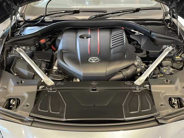 トヨタ スープラ RZ 福井県 2021(令3)年 5.3万km アイスグレーメタリック ワンオーナー/純正8.8インチナビ/フルセグTV/バックカメラ/セーフティセンス/・レーダークルーズコントロール/・ブラインドスポットモニター/・レーンディパーチャーアラート/・プリクラッシュセーフティ/・アダプティブハイビームシステム/・リヤクロストラフィックアラート/・クリアランスソナー/ETC/ドライブレコーダー/JBLサウンドシステム/カラーヘッドアップディスプレイ/オートライト/6灯式LEDヘッドランプ/純正19インチアルミホイール/ハーフレザーシート/パワーシート/シートヒーター/パドルシフト/カーボン調パネル/GPSレーダー/プッシュスタート/スマートキー