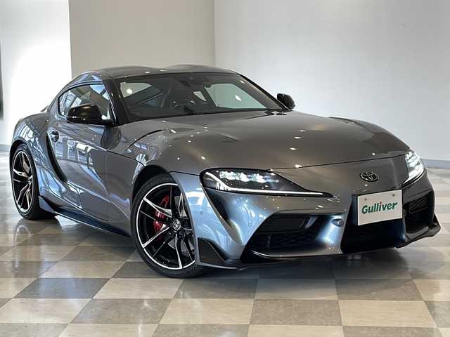 トヨタ スープラ RZ 福井県 2021(令3)年 5.3万km アイスグレーメタリック ワンオーナー/純正8.8インチナビ/フルセグTV/バックカメラ/セーフティセンス/・レーダークルーズコントロール/・ブラインドスポットモニター/・レーンディパーチャーアラート/・プリクラッシュセーフティ/・アダプティブハイビームシステム/・リヤクロストラフィックアラート/・クリアランスソナー/ETC/ドライブレコーダー/JBLサウンドシステム/カラーヘッドアップディスプレイ/オートライト/6灯式LEDヘッドランプ/純正19インチアルミホイール/ハーフレザーシート/パワーシート/シートヒーター/パドルシフト/カーボン調パネル/GPSレーダー/プッシュスタート/スマートキー