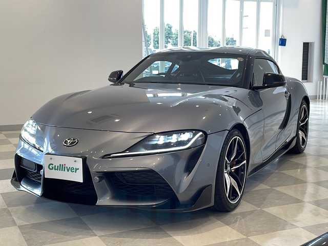 トヨタ スープラ RZ 福井県 2021(令3)年 5.3万km アイスグレーメタリック ワンオーナー/純正8.8インチナビ/フルセグTV/バックカメラ/セーフティセンス/・レーダークルーズコントロール/・ブラインドスポットモニター/・レーンディパーチャーアラート/・プリクラッシュセーフティ/・アダプティブハイビームシステム/・リヤクロストラフィックアラート/・クリアランスソナー/ETC/ドライブレコーダー/JBLサウンドシステム/カラーヘッドアップディスプレイ/オートライト/6灯式LEDヘッドランプ/純正19インチアルミホイール/ハーフレザーシート/パワーシート/シートヒーター/パドルシフト/カーボン調パネル/GPSレーダー/プッシュスタート/スマートキー