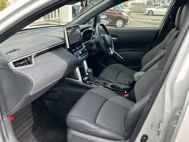 トヨタ カローラ クロス ハイブリッド Z 千葉県 2024(令6)年 0.5万km プラチナホワイトパールマイカ ナビ　全方位カメ　ＥＴＣ２．０　ワンオーナー　パーキングアシスト　クルコン　レーンアシスト　ブレーキホールド　シートヒーター　オートライト　オートマチックハイビーム　ＬＥＤライト　１８インチＡＷ