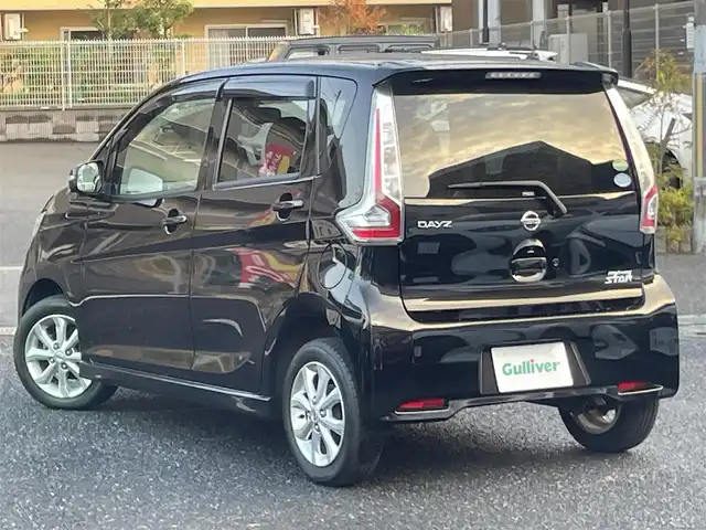 日産 デイズ ハイウェイスターX 大阪府 2018(平30)年 5.3万km 黒 純正ナビ/-Bluetooth/フルセグTV/CD/DVD/FM/AM/全方位モニター/衝突被害軽減ブレーキ/禁煙車/ワンオーナー/ETC/プッシュスタート/スマートキー/-スペアキー×１